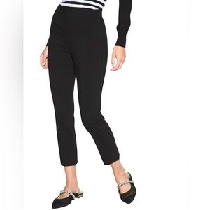 WHBM Black Pull-On Crop Pants